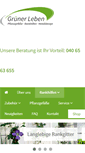 Mobile Screenshot of gruener-leben.com